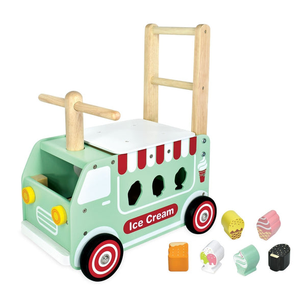 Walk and Ride Ice Cream Truck Shape Sorter and Walker by I'm Toy