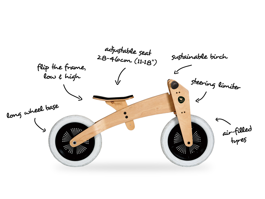 Wishbone Balance Bike Original Classic Wishbone Australia Bicycles at Little Earth Nest Eco Shop Geelong Online Store Australia