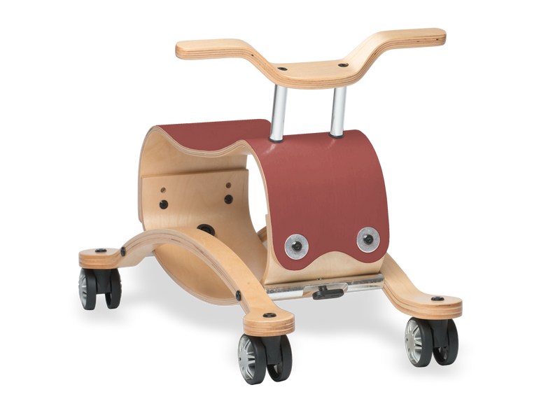 Wishbone Flip Ride-on Rocker Wishbone Australia Kids Riding Vehicles Vintage Red at Little Earth Nest Eco Shop Geelong Online Store Australia