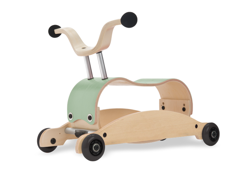 Wishbone Mini Flip Ride On Toy Rocker Wishbone Australia Kids Riding Vehicles Mint at Little Earth Nest Eco Shop Geelong Online Store Australia