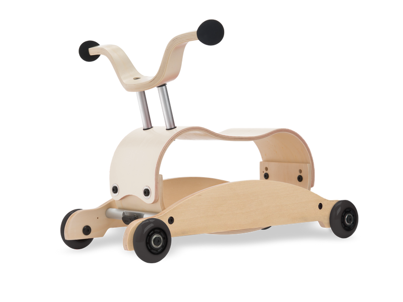 Wishbone Mini Flip Ride On Toy Rocker Wishbone Australia Kids Riding Vehicles Vintage White at Little Earth Nest Eco Shop Geelong Online Store Australia