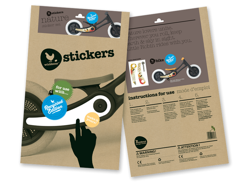 Wishbone Recycled Edition Sticker Kits Wishbone Australia Bicycle Accessories at Little Earth Nest Eco Shop Geelong Online Store Australia