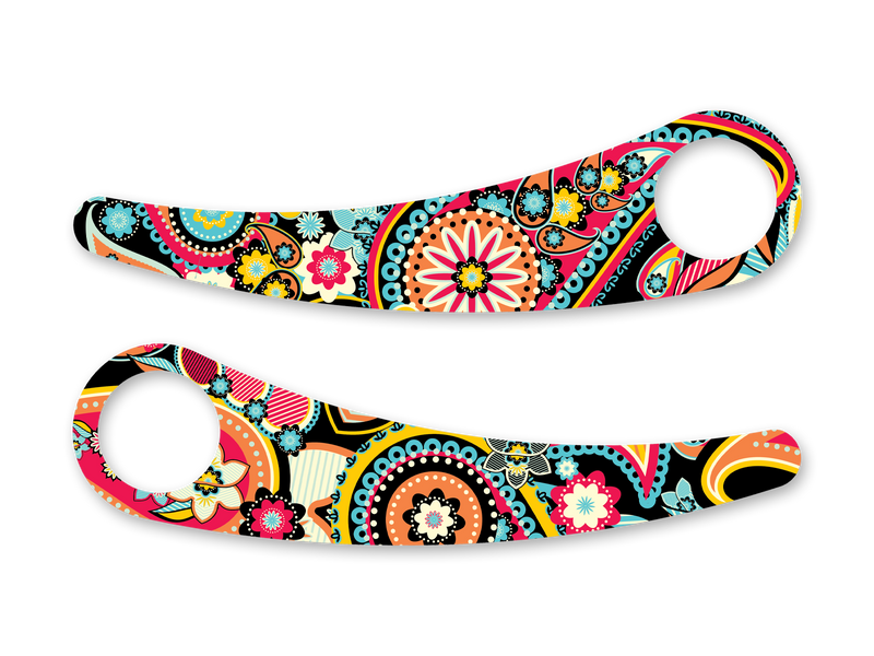 Wishbone Recycled Edition Sticker Kits Wishbone Australia Bicycle Accessories Paisley at Little Earth Nest Eco Shop Geelong Online Store Australia