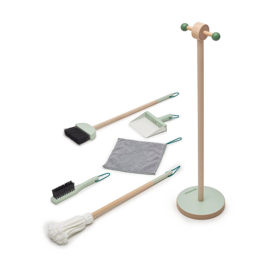 Wooden Toy Cleaning Set Little Earth Nest Activity Toys at Little Earth Nest Eco Shop Geelong Online Store Australia