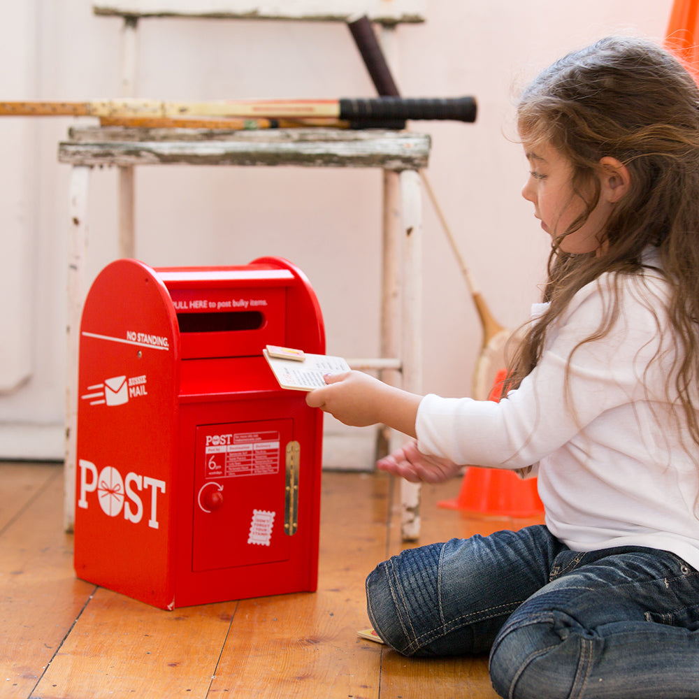 Make Me Iconic Post Box Make Me Iconic Pretend Play at Little Earth Nest Eco Shop Geelong Online Store Australia