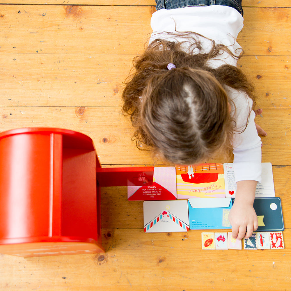 Make Me Iconic Post Box Make Me Iconic Pretend Play at Little Earth Nest Eco Shop Geelong Online Store Australia
