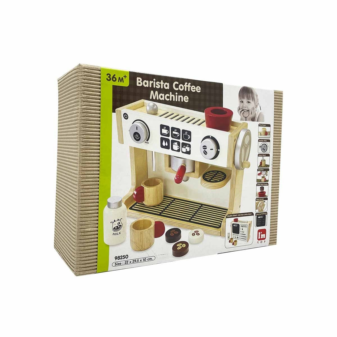I'm Toy Barista Toy Coffee Machine Im Toy Pretend Play at Little Earth Nest Eco Shop Geelong Online Store Australia