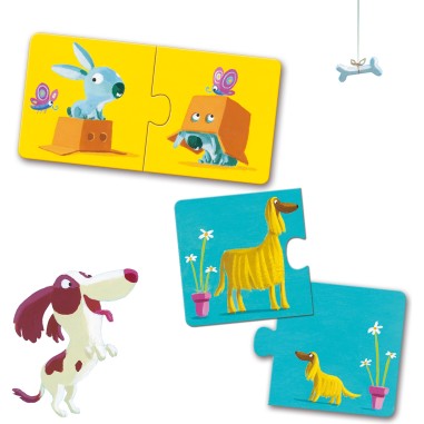 Djeco Duo Puzzle Djeco Puzzles at Little Earth Nest Eco Shop Geelong Online Store Australia