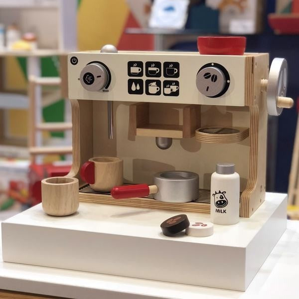 I'm Toy Barista Toy Coffee Machine Im Toy Pretend Play at Little Earth Nest Eco Shop Geelong Online Store Australia