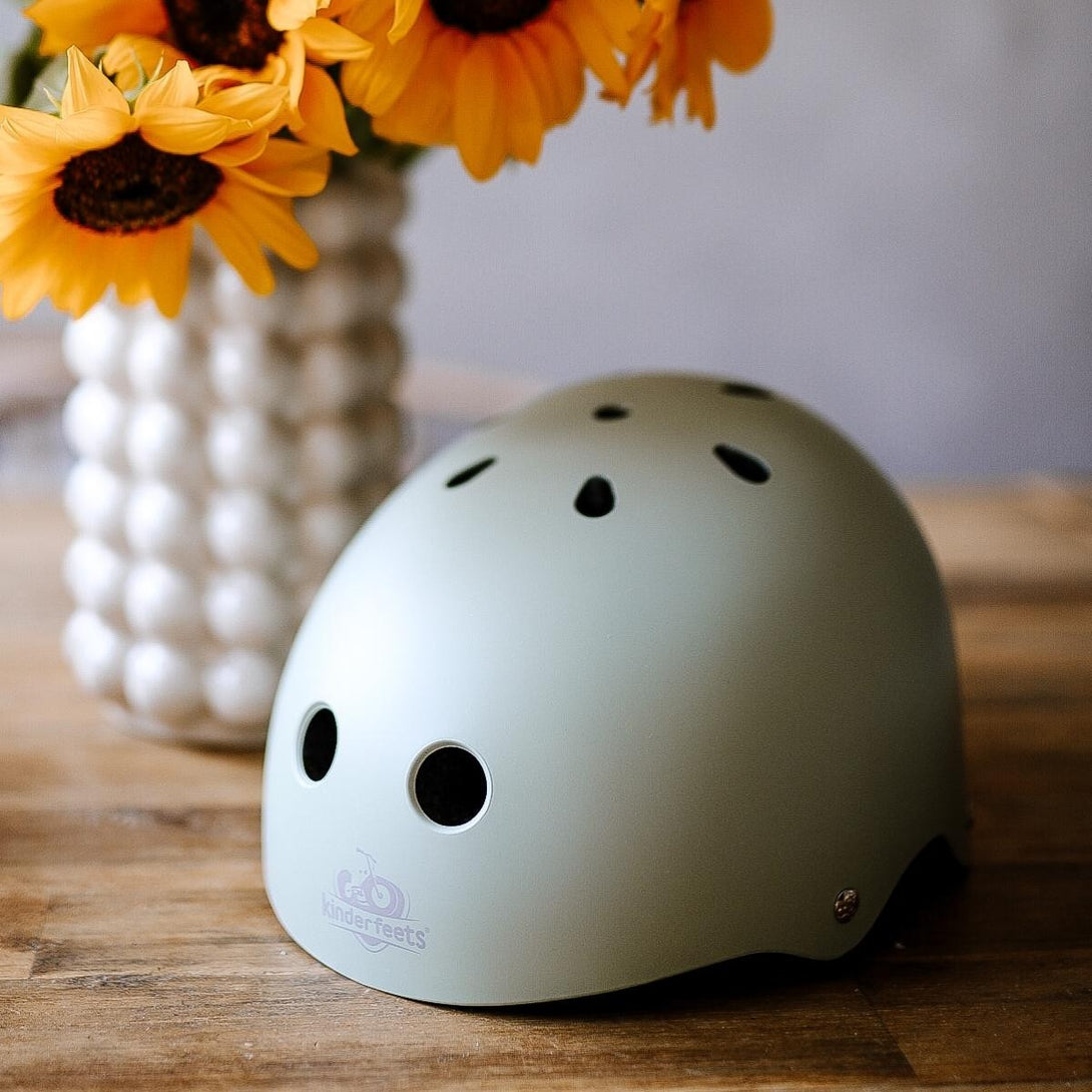 Kinderfeets Toddler Bike Helmet Matte Kinderfeets Helmets at Little Earth Nest Eco Shop Geelong Online Store Australia
