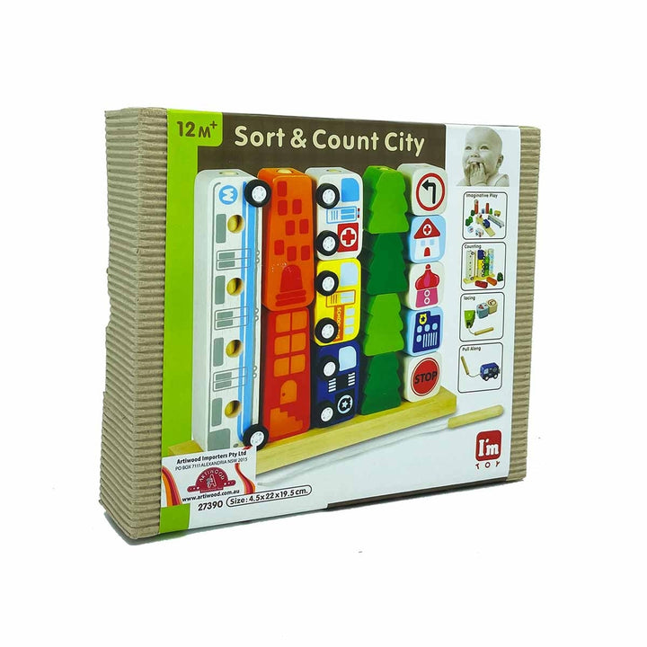 I'm Toy Sort and Count City Im Toy Activity Toys at Little Earth Nest Eco Shop