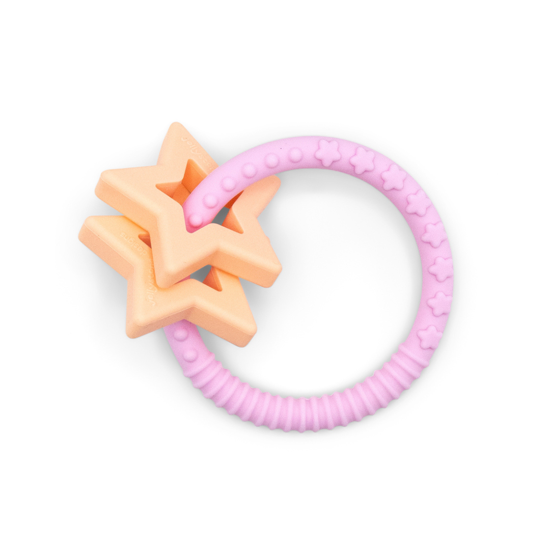 Jellystone Designs Star Teether Jellystone Designs Dummies and Teethers at Little Earth Nest Eco Shop Geelong Online Store Australia