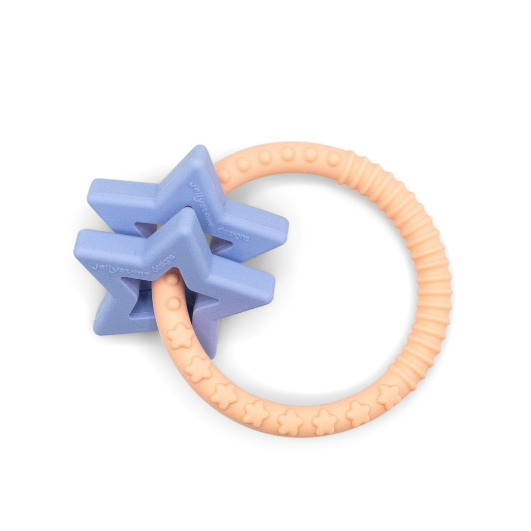 Jellystone Designs Star Teether Jellystone Designs Dummies and Teethers at Little Earth Nest Eco Shop Geelong Online Store Australia