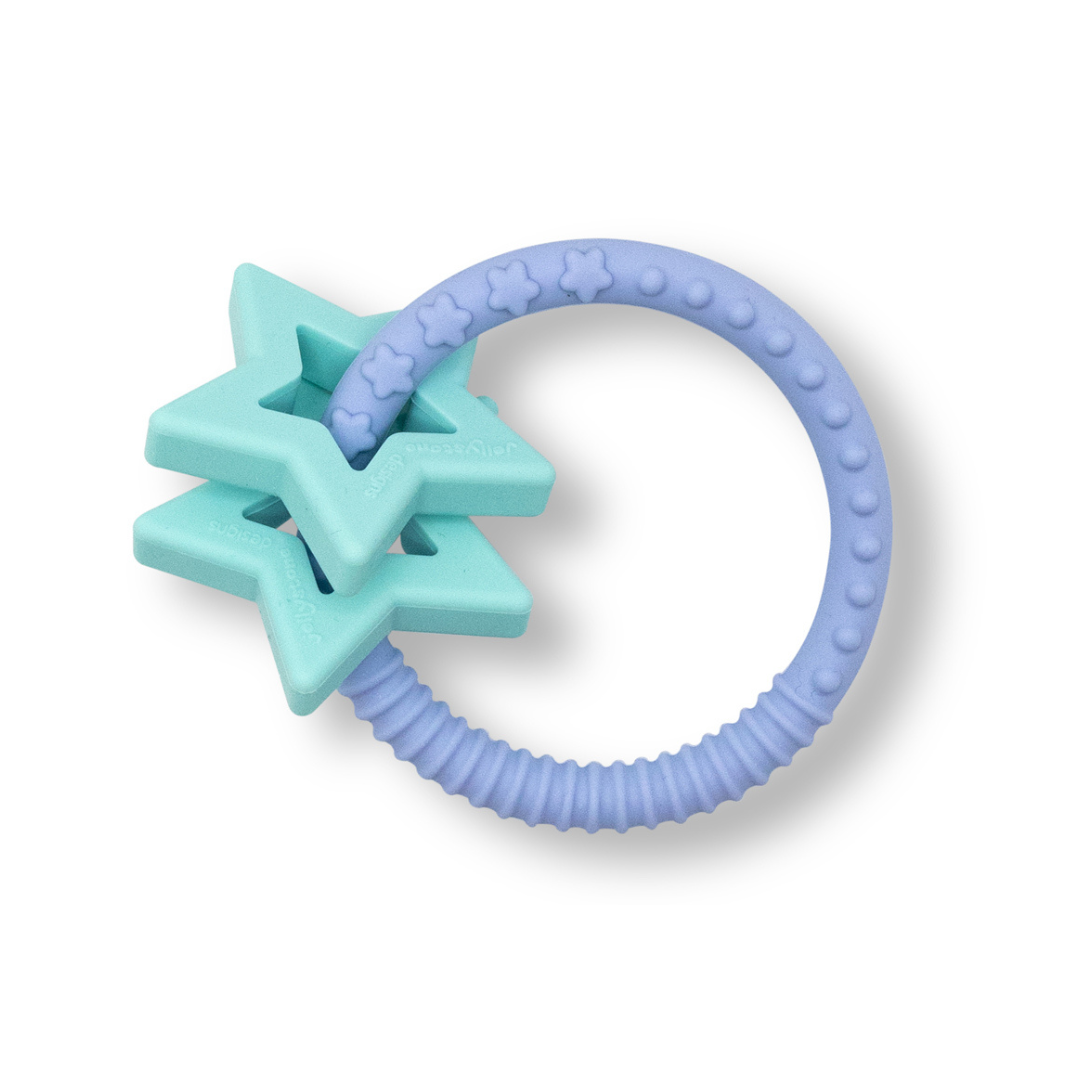 Jellystone Designs Star Teether Jellystone Designs Dummies and Teethers at Little Earth Nest Eco Shop Geelong Online Store Australia