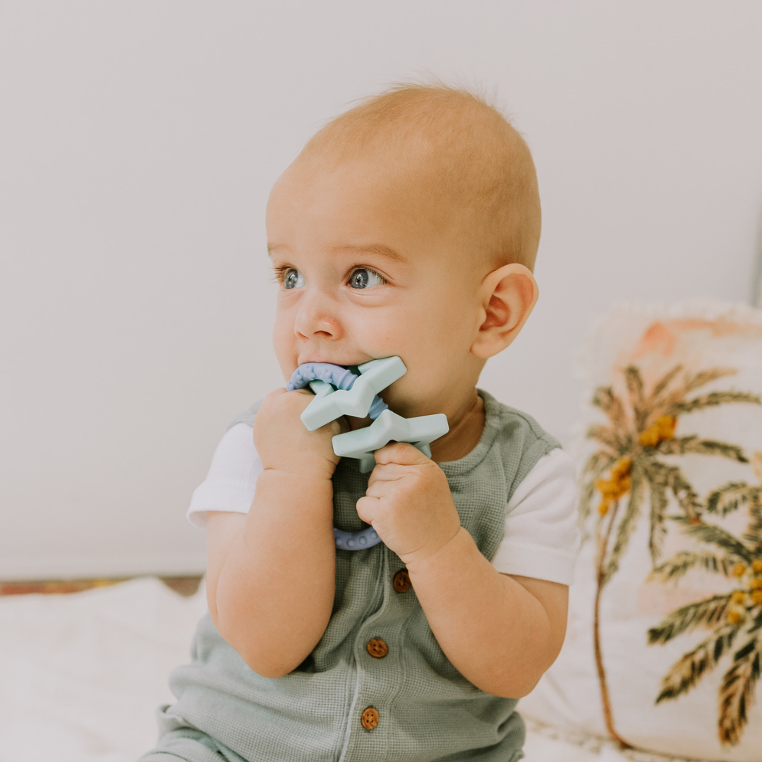 Jellystone Designs Star Teether Jellystone Designs Dummies and Teethers at Little Earth Nest Eco Shop Geelong Online Store Australia
