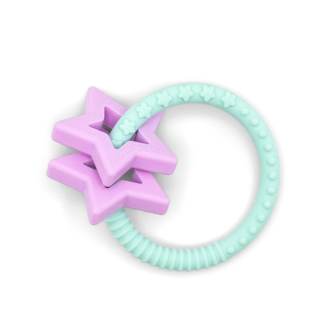 Jellystone Designs Star Teether Jellystone Designs Dummies and Teethers at Little Earth Nest Eco Shop Geelong Online Store Australia