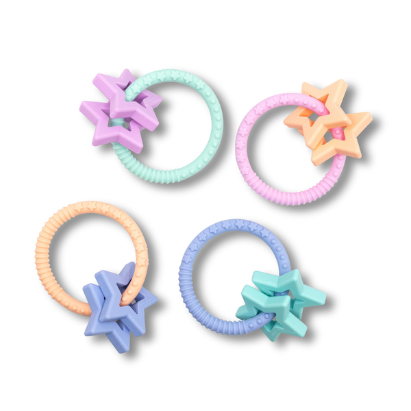 Jellystone Designs Star Teether Jellystone Designs Dummies and Teethers at Little Earth Nest Eco Shop Geelong Online Store Australia