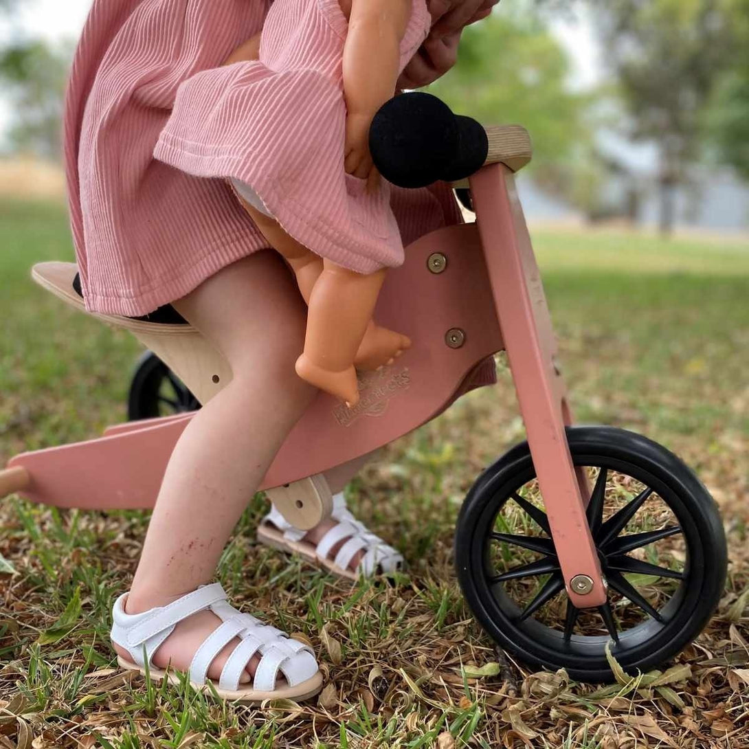 Kinderfeets Tiny Tot 2 in 1 Trike and Bike Kinderfeets Kids Riding Vehicles at Little Earth Nest Eco Shop Geelong Online Store Australia