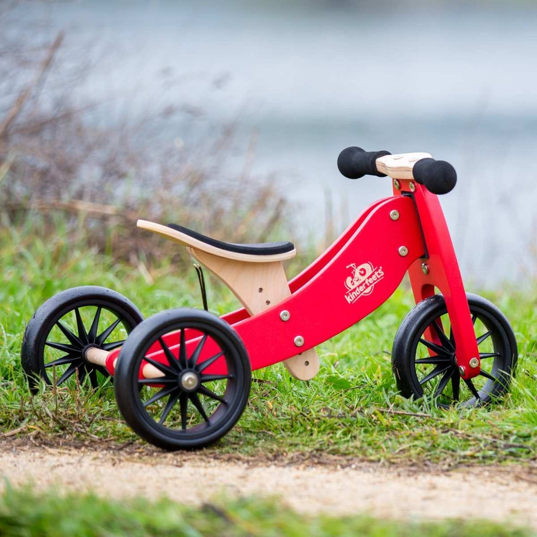 Kinderfeets Tiny Tot 2 in 1 Trike and Bike Kinderfeets Kids Riding Vehicles at Little Earth Nest Eco Shop Geelong Online Store Australia