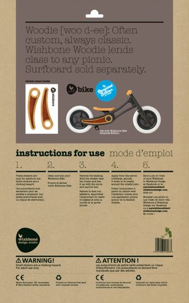 Wishbone Recycled Edition Sticker Kits Wishbone Australia Bicycle Accessories at Little Earth Nest Eco Shop Geelong Online Store Australia