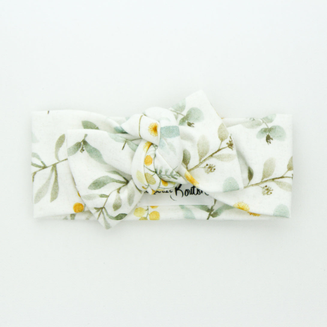 Le Petit Bouton Headband Le Petit Bouton Baby & Toddler Clothing Wattle BK at Little Earth Nest Eco Shop Geelong Online Store Australia