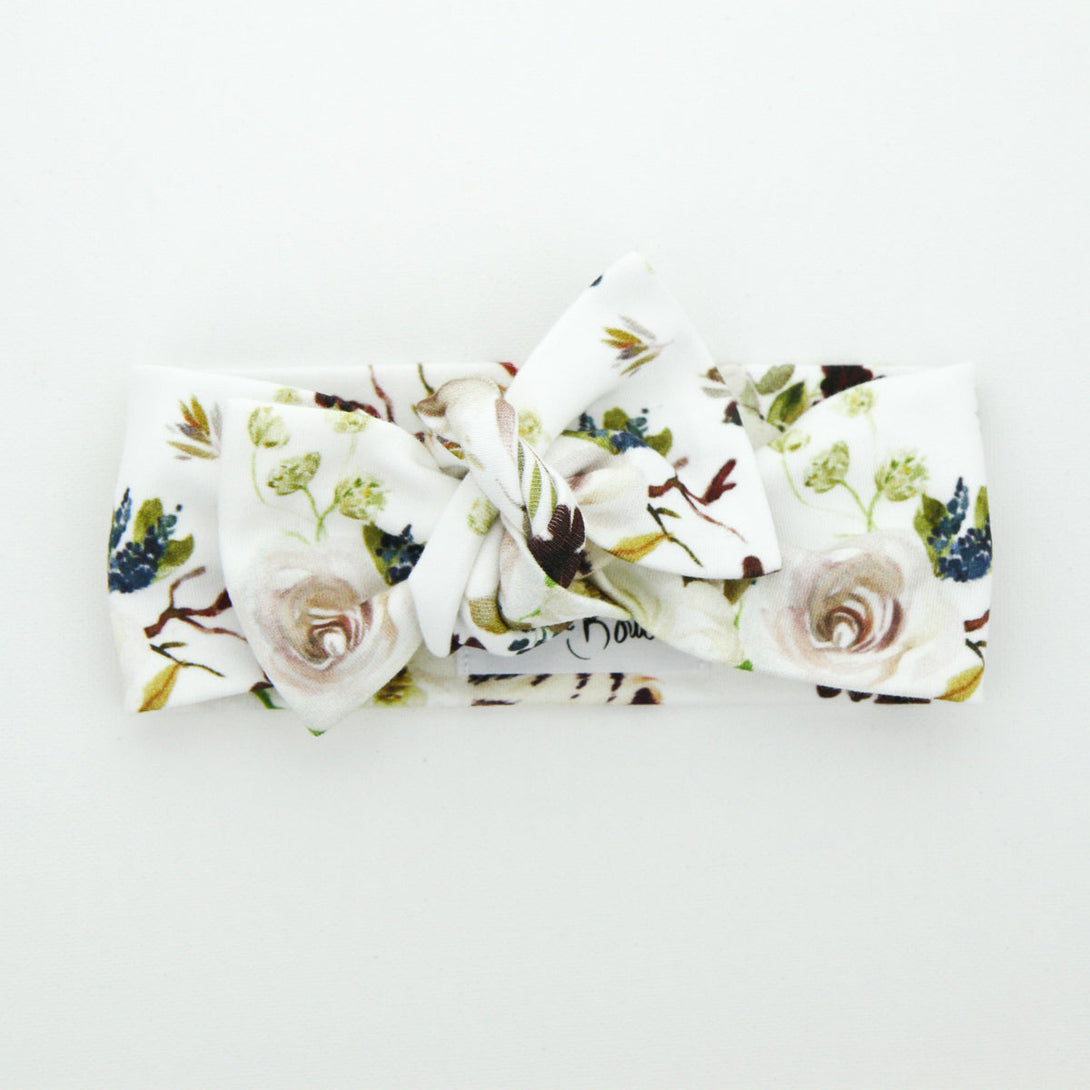 Le Petit Bouton Headband Le Petit Bouton Baby & Toddler Clothing Latte Rose BK at Little Earth Nest Eco Shop Geelong Online Store Australia