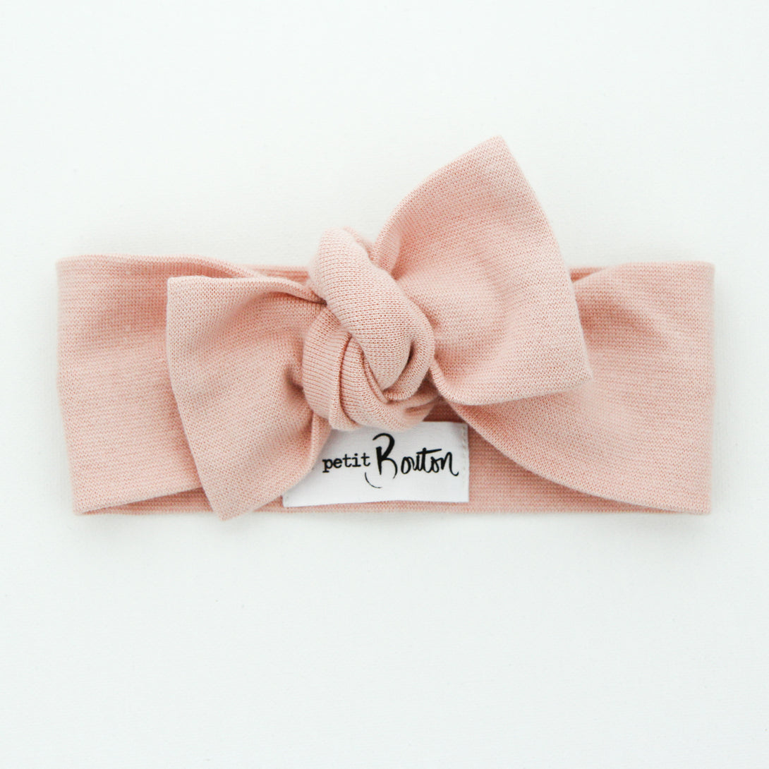 Le Petit Bouton Headband Le Petit Bouton Baby & Toddler Clothing Dusty Pink BK at Little Earth Nest Eco Shop Geelong Online Store Australia