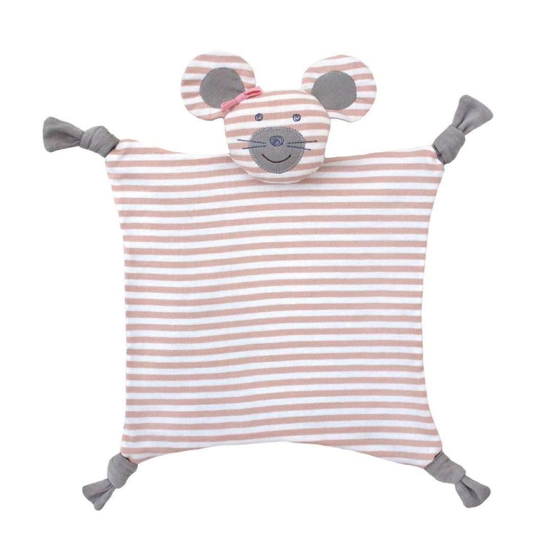 Apple Park Organic Teether Blankie Apple Park Organic Dummies and Teethers Ballerina Mouse at Little Earth Nest Eco Shop Geelong Online Store Australia