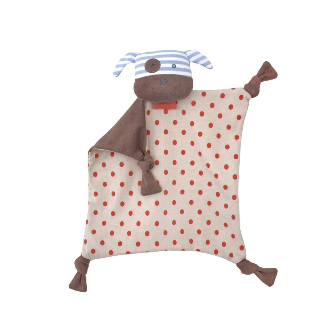 Apple Park Organic Teether Blankie Apple Park Organic Dummies and Teethers Boxer Dog at Little Earth Nest Eco Shop Geelong Online Store Australia