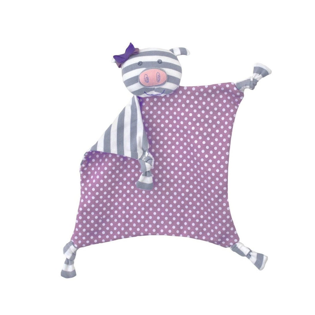 Apple Park Organic Teether Blankie Apple Park Organic Dummies and Teethers Penny Pig at Little Earth Nest Eco Shop Geelong Online Store Australia