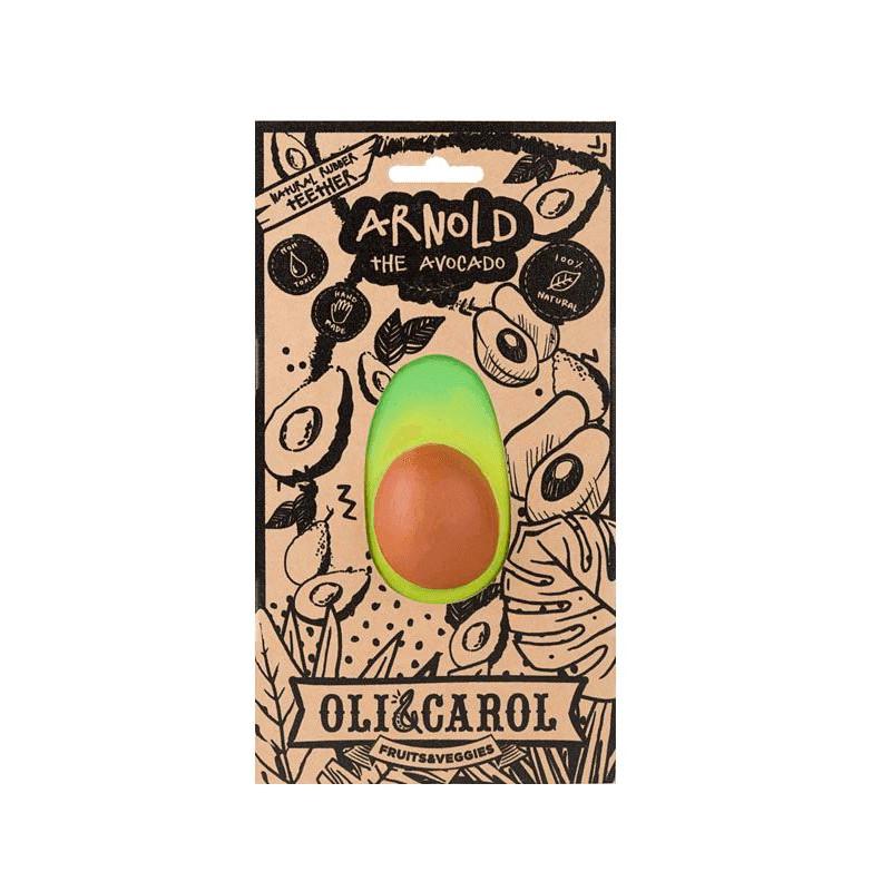 Arnold the Avocado Teether by Oli and Carol Oli and Carol Dummies and Teethers at Little Earth Nest Eco Shop Geelong Online Store Australia