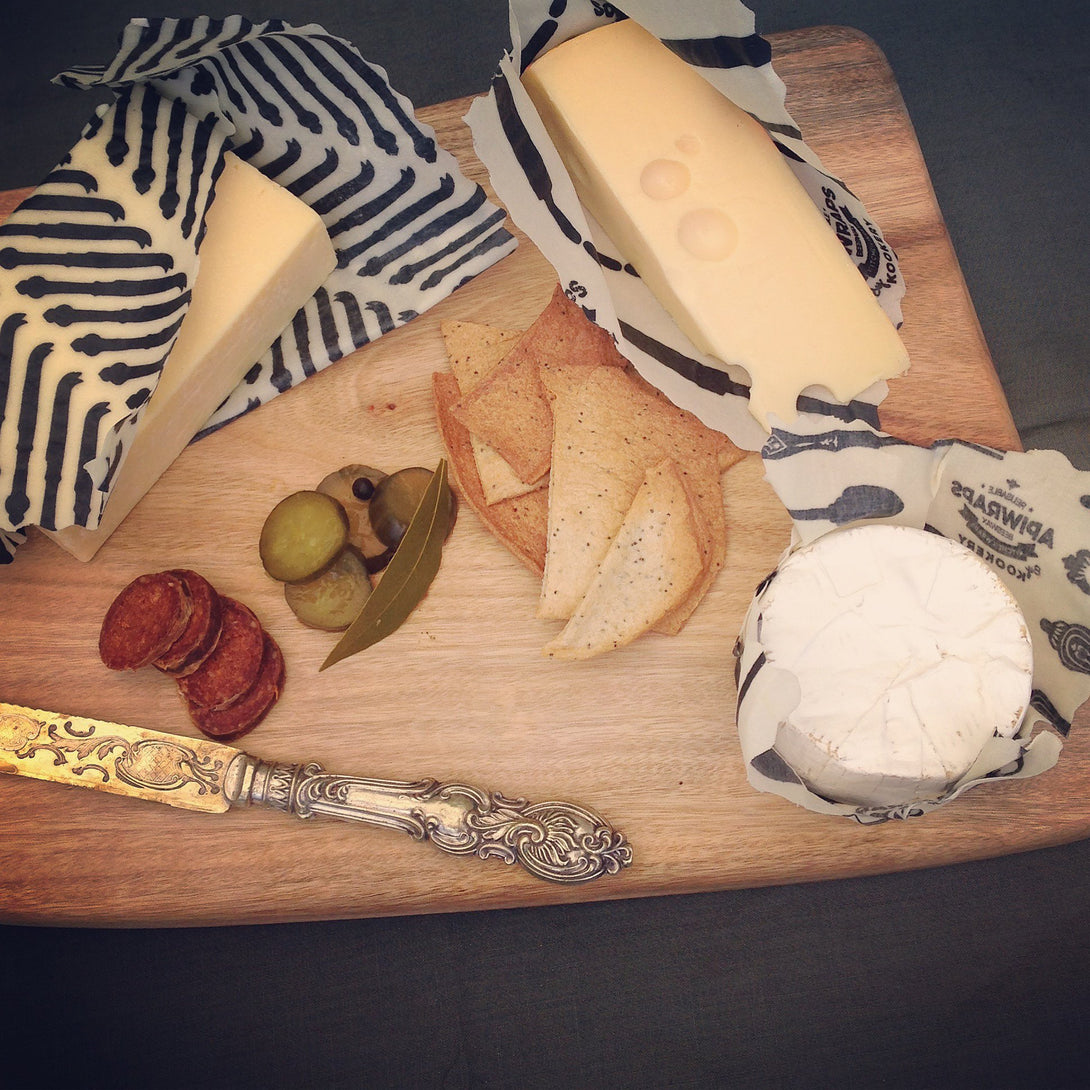 Reusable Beeswax Wraps Cheese Lover Set Apiwraps Food Storage Containers at Little Earth Nest Eco Shop Geelong Online Store Australia