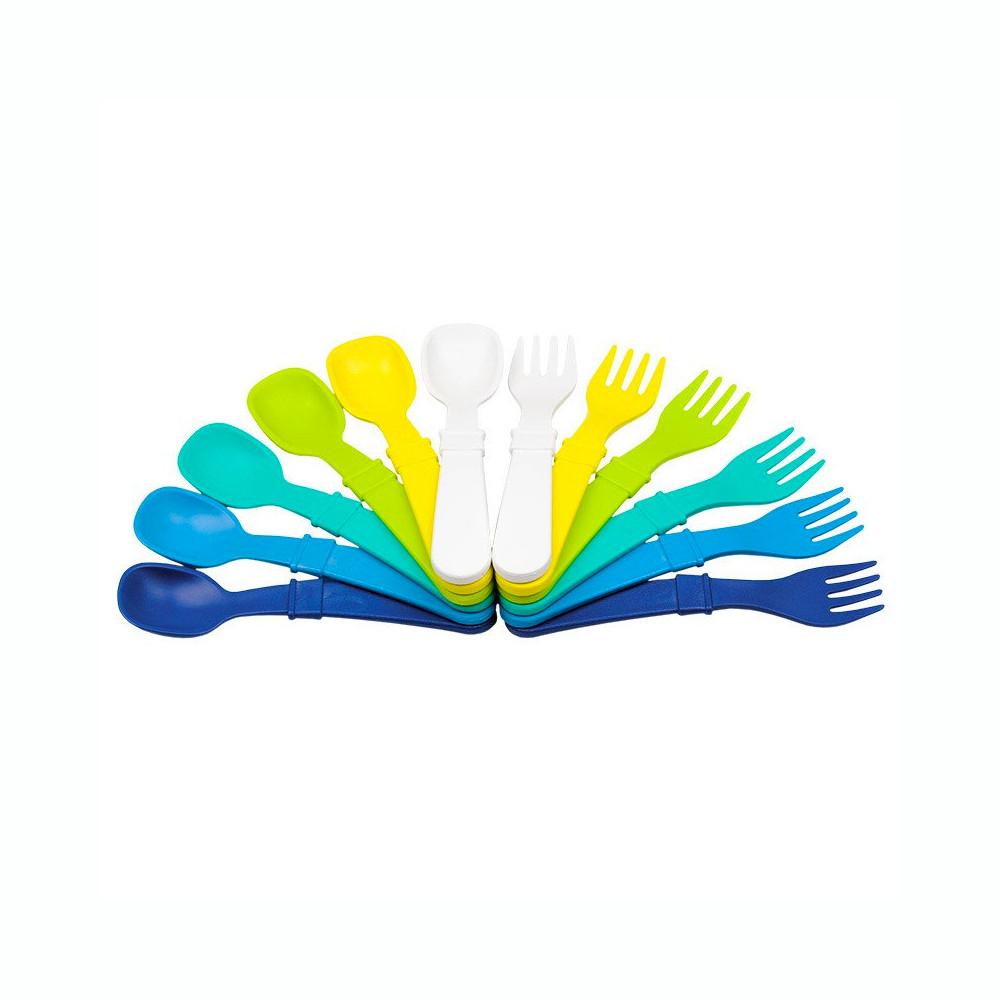 Replay 6 Piece Sets in Bold Replay Dinnerware Utensil at Little Earth Nest Eco Shop Geelong Online Store Australia