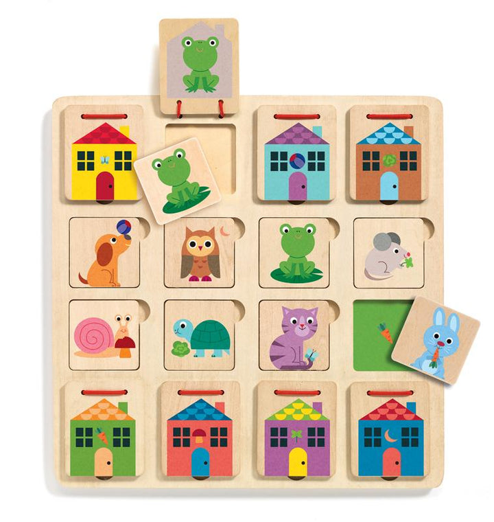 Djeco Hide and Seek Puzzle Cabanimo Little Earth Nest at Little Earth Nest Eco Shop