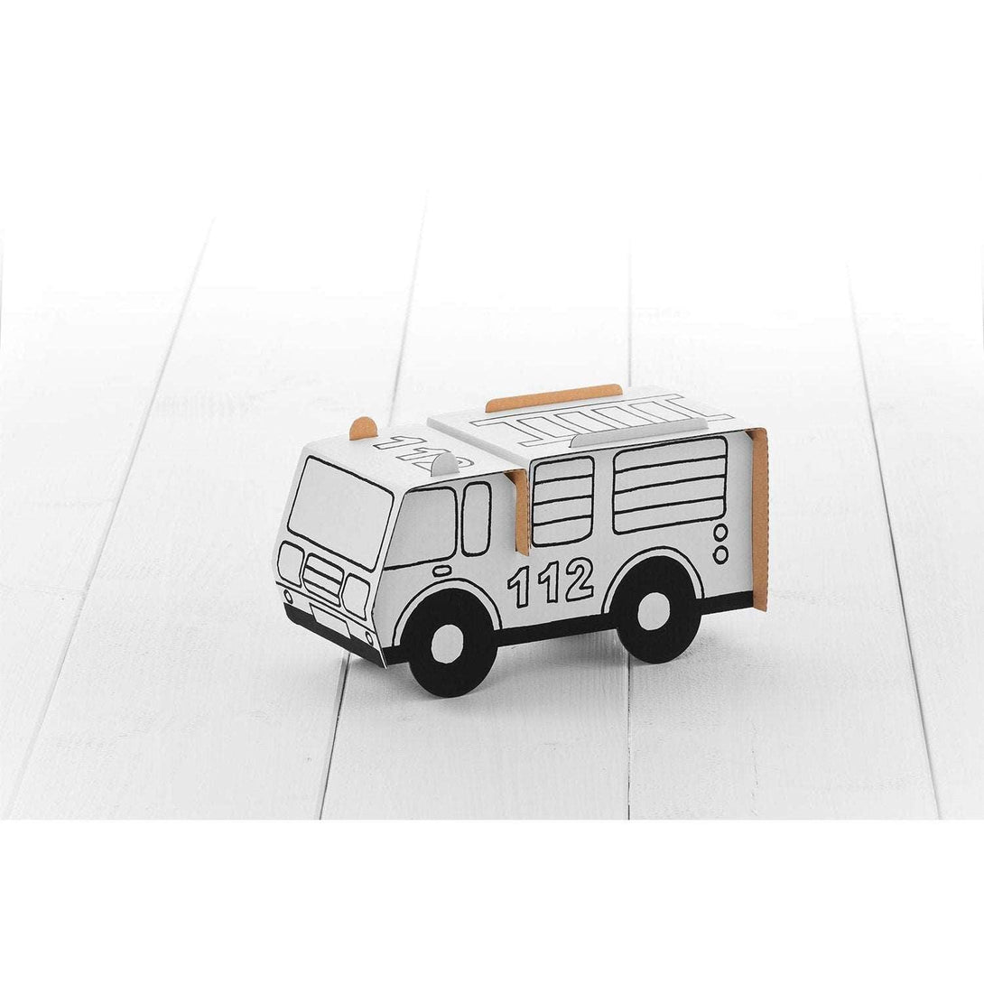 Calafant Level 1 Activity Models Calafant Art and Craft Kits Fire Engine at Little Earth Nest Eco Shop Calafant Kids Activity Sets Geelong Online Store Australia