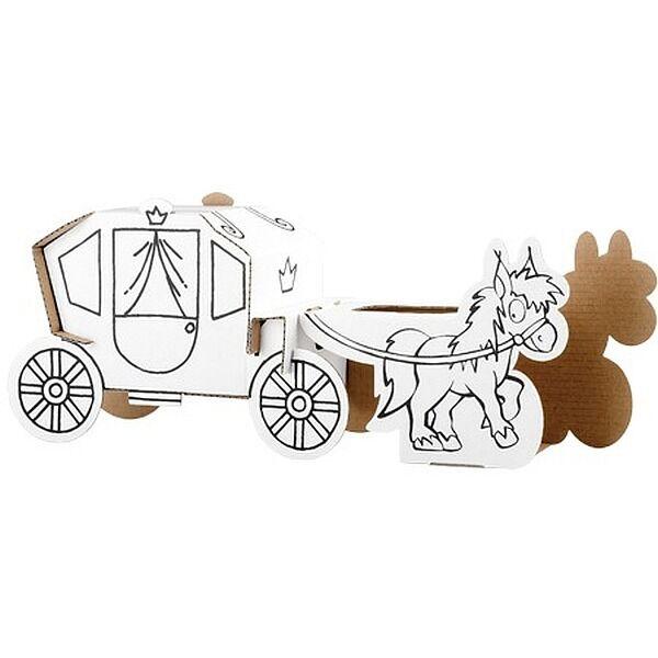 Calafant Level 1 Activity Models Calafant Art and Craft Kits Horse and Carriage at Little Earth Nest Eco Shop
