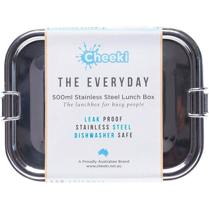 Cheeki Stainless Steel Lunchbox Cheeki Lunch Boxes and Bags Everyday at Little Earth Nest Eco Shop