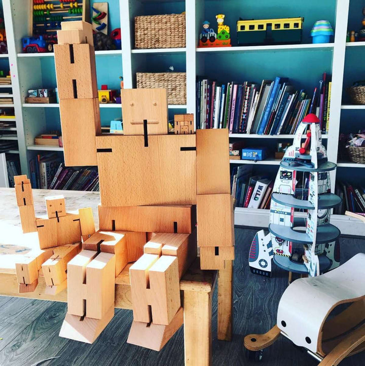 Cubebots David Weeks Studio Activity Toys Extra Large / Natural at Little Earth Nest Eco Shop