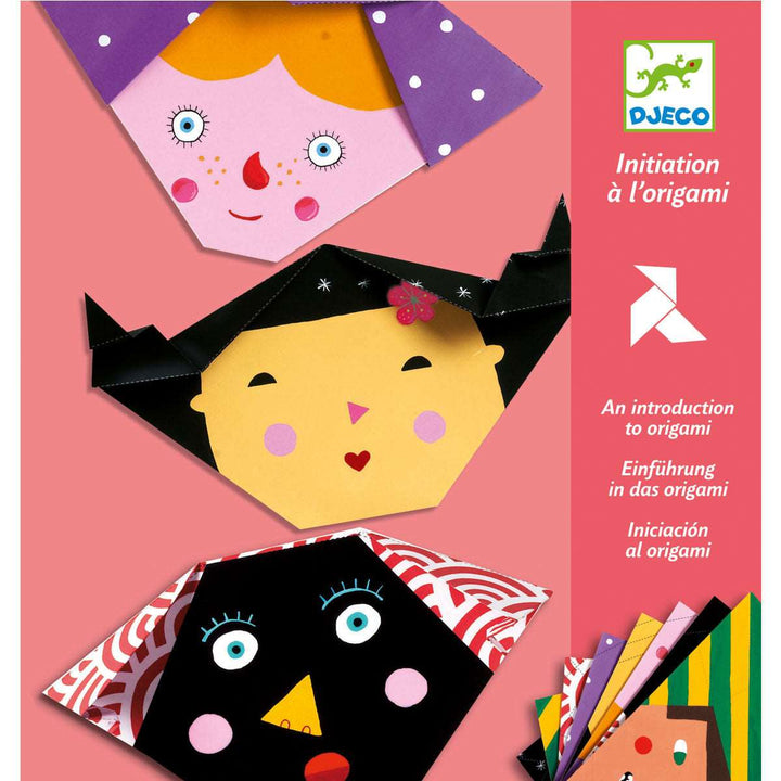 Djeco Introduction to Origami Djeco Art and Craft Kits Faces at Little Earth Nest Eco Shop