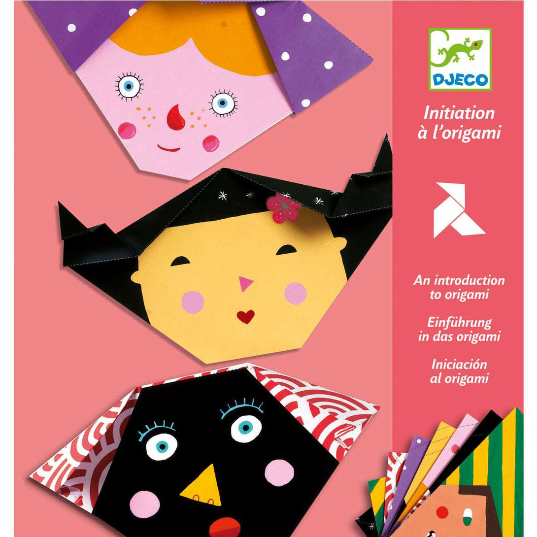 Djeco Introduction to Origami Djeco Art and Craft Kits Faces at Little Earth Nest Eco Shop Geelong Online Store Australia
