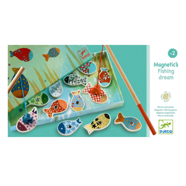 Djeco Magnetics Fishing Set Djeco Activity Toys at Little Earth Nest Eco Shop Geelong Online Store Australia