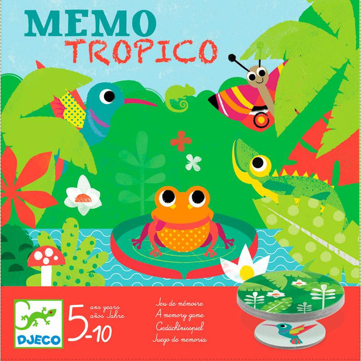 Djeco Memo Tropico Game Djeco Games at Little Earth Nest Eco Shop