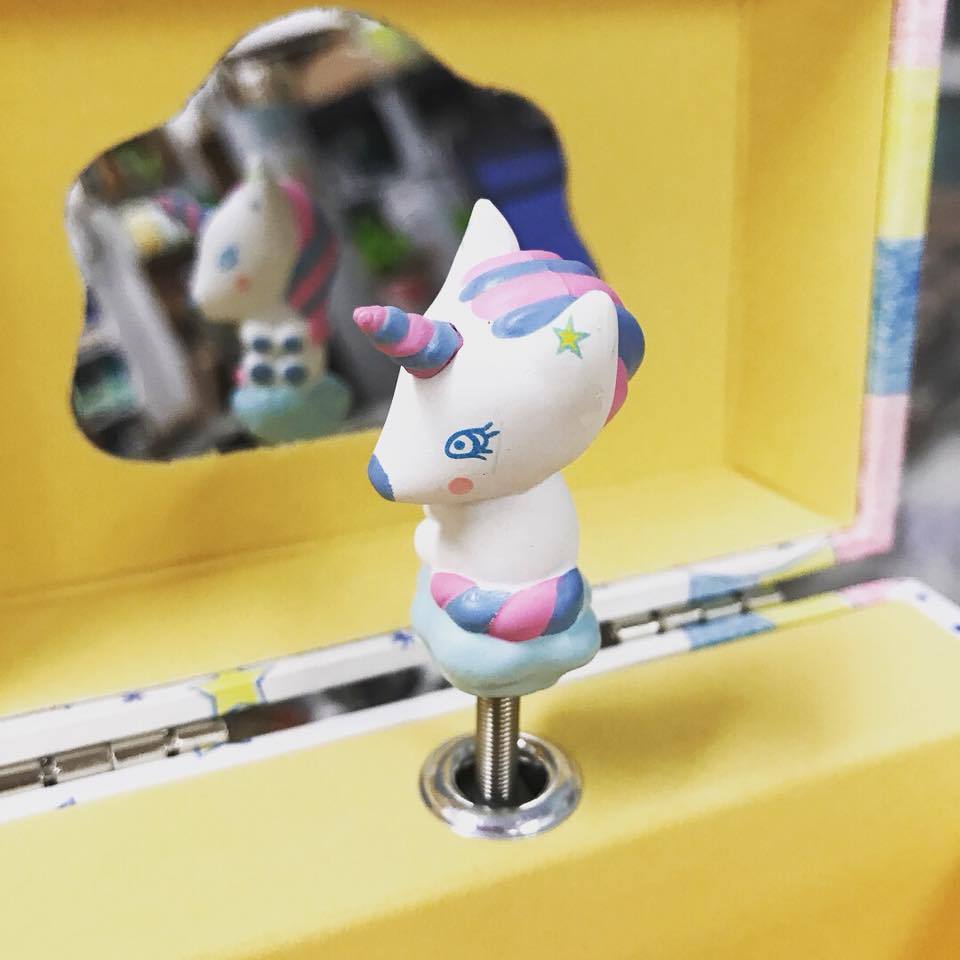 Djeco Unicorn Music Box Djeco Musical Toys at Little Earth Nest Eco Shop Geelong Online Store Australia