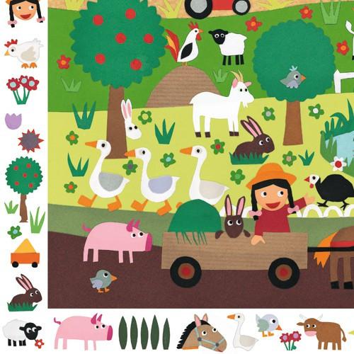Djeco Farm Observation Puzzle 35 Piece Djeco Puzzles at Little Earth Nest Eco Shop Geelong Online Store Australia