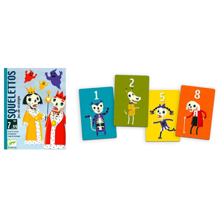 Djeco Card Game Squelettos Djeco Puzzles at Little Earth Nest Eco Shop