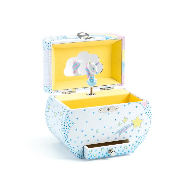 Djeco Unicorn Music Box Djeco Musical Toys at Little Earth Nest Eco Shop Geelong Online Store Australia