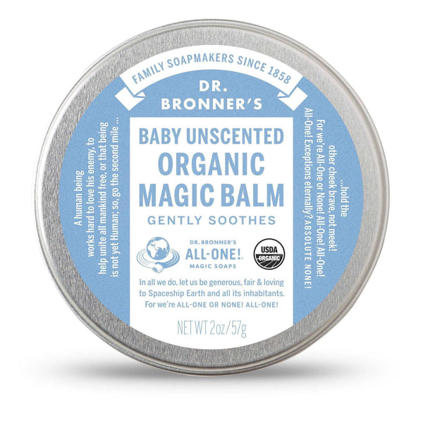 Dr Bronners Organic Magic Unscented Baby Balm Dr Bronners Bath and Body at Little Earth Nest Eco Shop