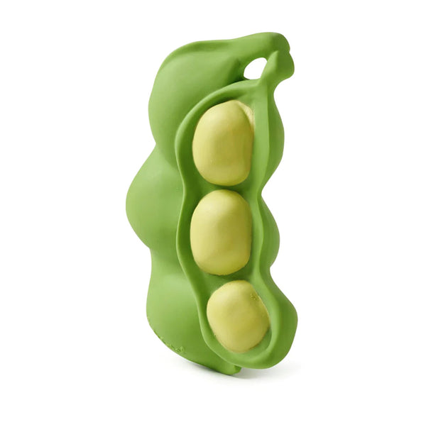 Oli and Carol Edamame Teether Toy Little Earth Nest at Little Earth Nest Eco Shop Geelong Online Store Australia
