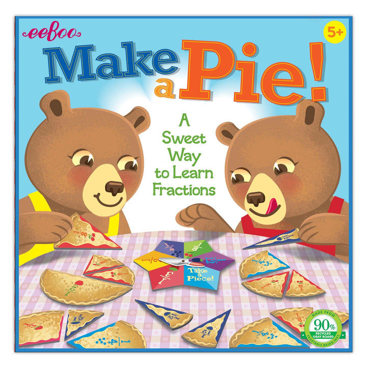 Eeboo Make A Pie Game Eeboo Games at Little Earth Nest Eco Shop