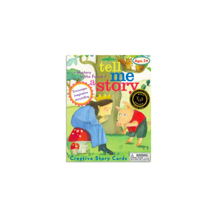 Eeboo Create a Story Cards Eeboo Activity Toys Mystery in the Forest at Little Earth Nest Eco Shop Geelong Online Store Australia